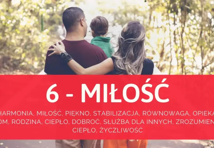 Rodzina w objęciach, symbolizująca rok numerologiczny 6 i miłość.