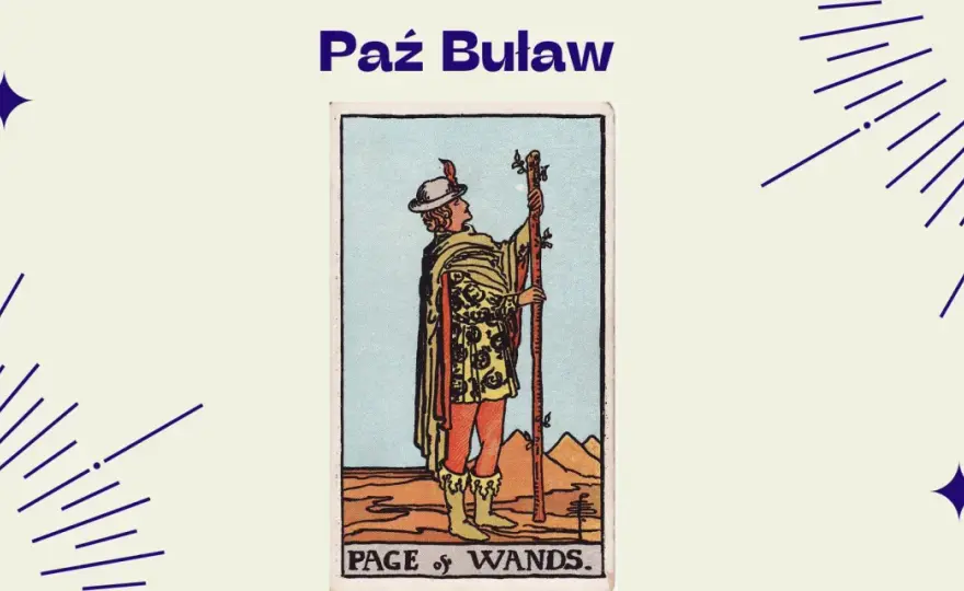 Paź Buław w tarocie - znaczenie w miłości, pracy i finansach