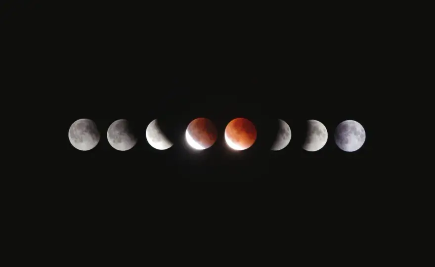 Kalendarz astrologiczny - fazy Księżyca, tranzyty i zaćmienia