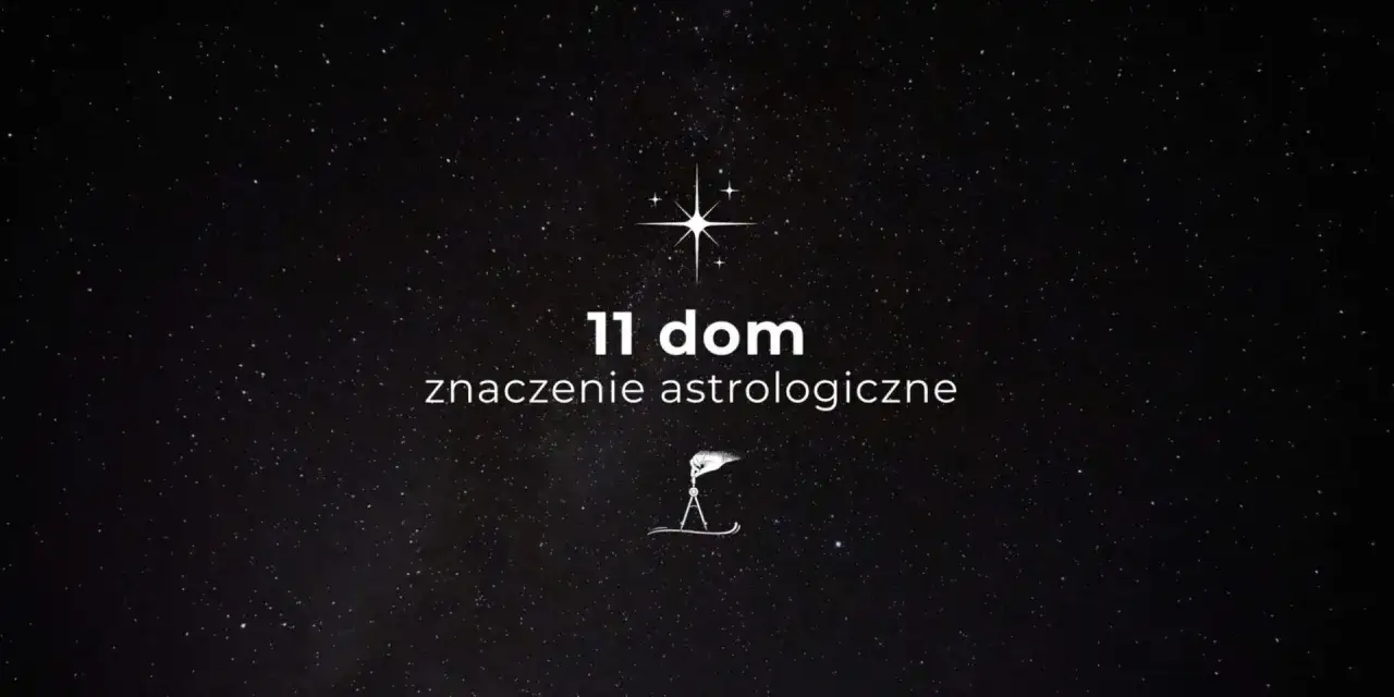 Gwiazdy nad głową, a na ekranie tekst 